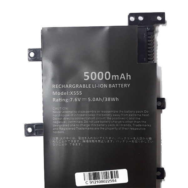باتری لپ تاپ 2 سلولی ایسوس مدل X555 C21N1347 5000mAh