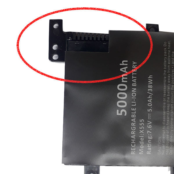 باتری لپ تاپ 2 سلولی ایسوس مدل X555 C21N1347 5000mAh