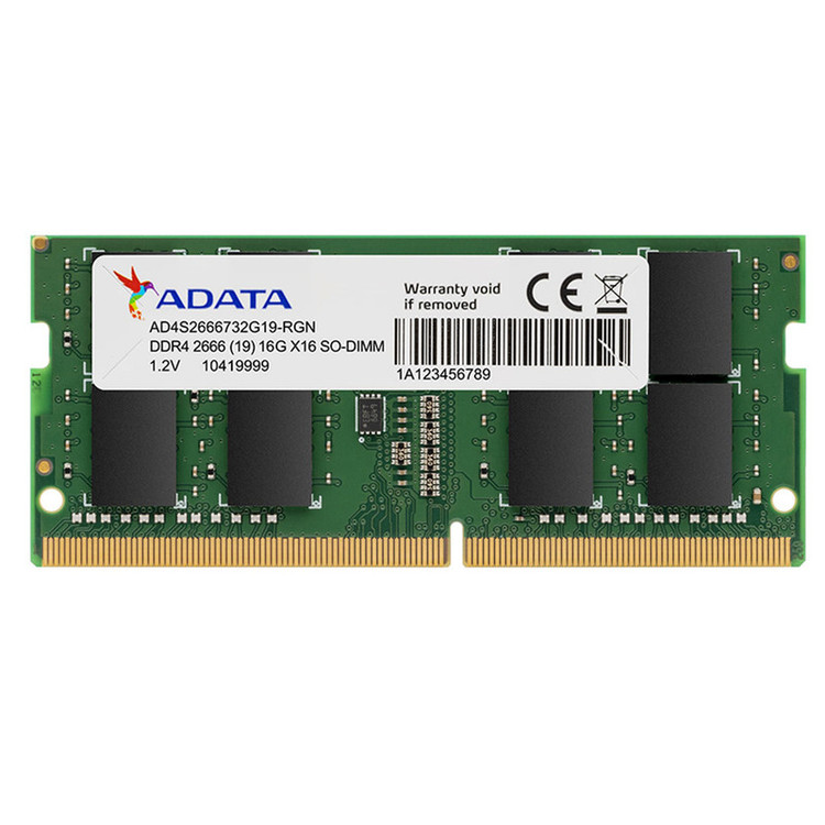 رم لپ تاپ DDR4 تک کاناله 2666 مگاهرتز CL19 ای دیتا مدل MN-RL01 ظرفیت 16 گیگابایت بدون پک
