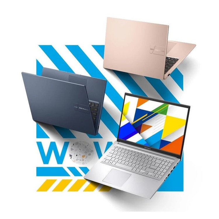 لپ تاپ 15.6 اینچی ایسوس مدل vivobook 15 X1504VA-BQ3988-core 7 150U-16GB DDR4 3200MHz-512GB SSD-IPS