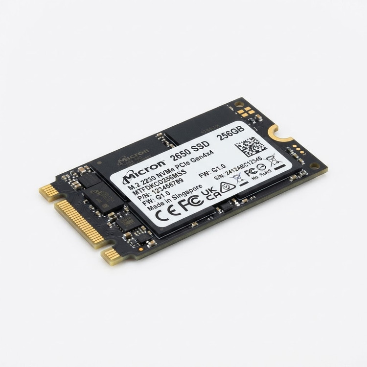 اس اس دی اینترنال مایکرون 2650 NVMe ظرفیت 256 گیگابایت PCIe Gen4x4 M.2 2230